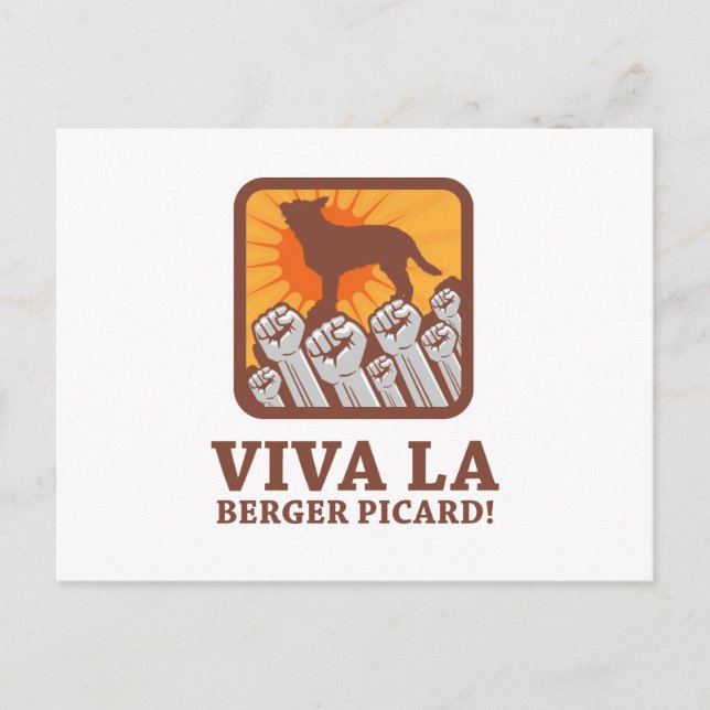 Cartão Postal Berger Picard (Frente)