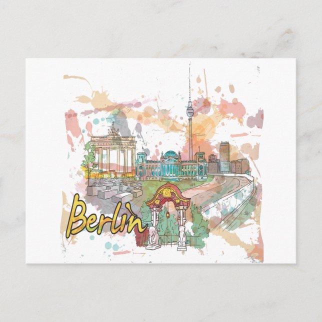 Cartão Postal Berlim (Frente)