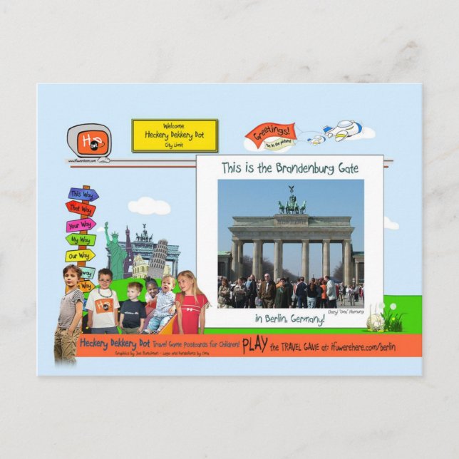Cartão Postal Berlim é especial! (Frente)