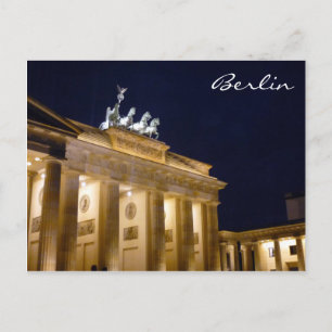 Cartão Postal berlim portão de brandenburg