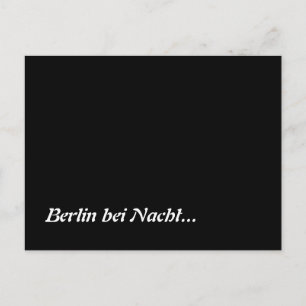 Cartão Postal Berlin bei Nacht