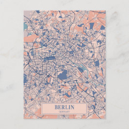Cartão Postal Berlin Germany Breezy City Map Travel