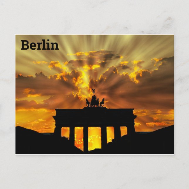 Cartão Postal Berlin Postkarte (Frente)