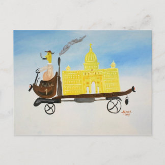 Cartão Postal Berliner Bauwagen