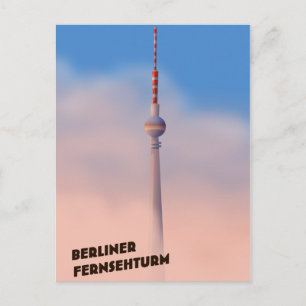 Cartão Postal Berliner Fernsehturm ,Torre de Berlim