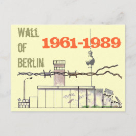 Cartão Postal Berliner Mauer Design