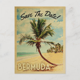 Cartão Postal Bermuda Salve A Data Praia Palmeira