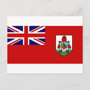 Cartão Postal Bermudas Flag BM