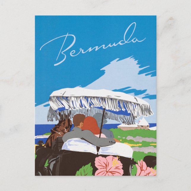 Cartão Postal Bermudas Imagens Vintage Imagens Antigas (Frente)