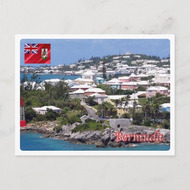 Cartão Postal Bermudas - Panorama - (Frente)