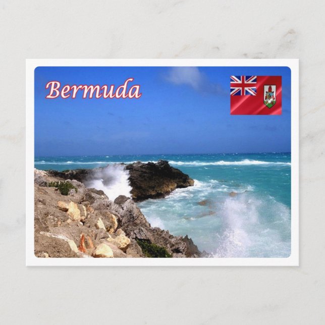 Cartão Postal Bermudas - Tempestade Tropical José - (Frente)