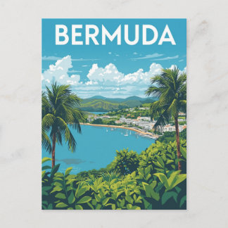 Cartão Postal Bermudas: Vista Costeira