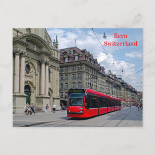 Cartão Postal Bern Tram