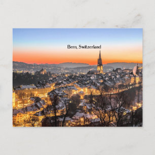 Cartão Postal Berna, vista panorâmica Suiça
