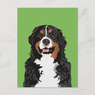 CARTÃO POSTAL BERNESE MOUNTAIN DOG FOR BERNESE MOUNTAIN PARENT
