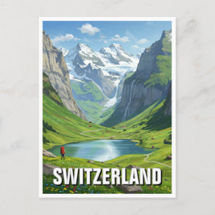 Cartão Postal Bernese Oberland Suiça