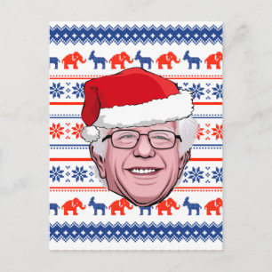 Cartão Postal BERNIE SANDERS Natal