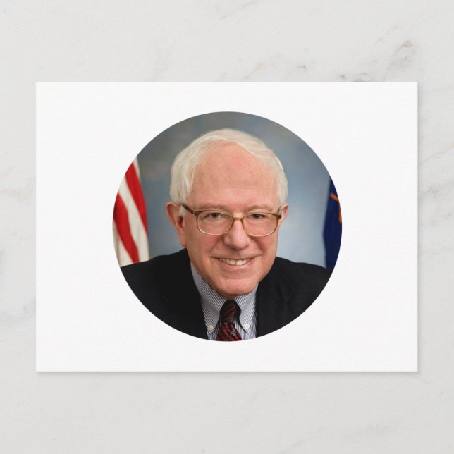Cartão Postal bernie sanders presidente (Frente)