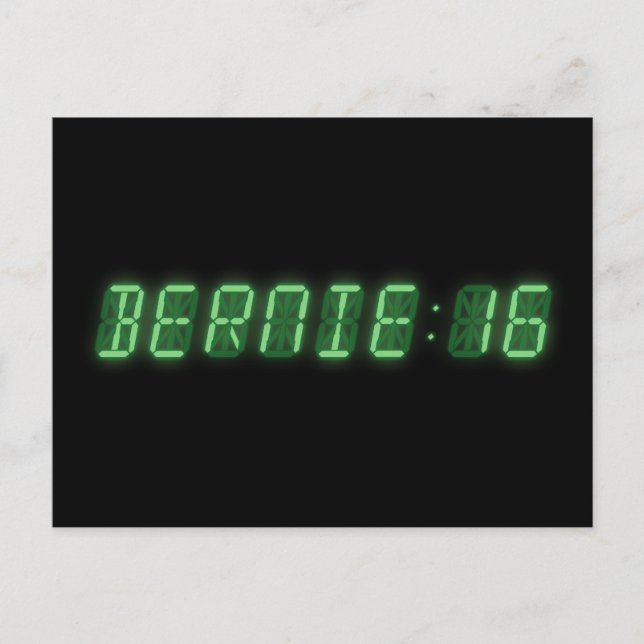 Cartão Postal Bernie Sanders Time (Frente)