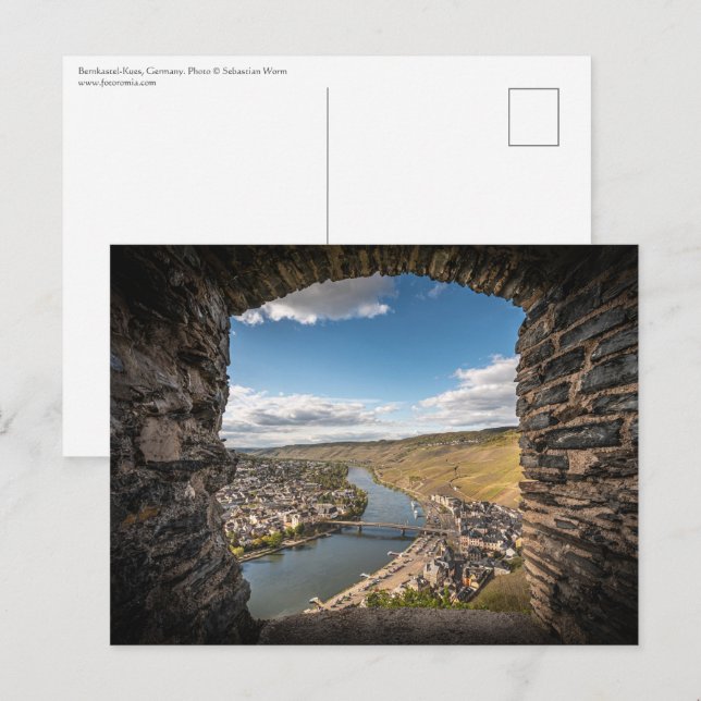 Cartão Postal Bernkastel-Kues Alemanha (Frente/Verso)