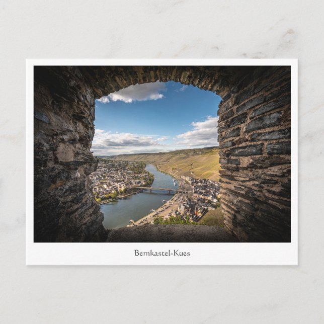 Cartão Postal Bernkastel-Kues Alemanha (Frente)