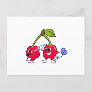 Cartão Postal Berry no Darts com Dart