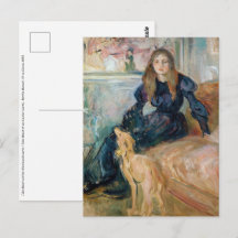 Berthe Morisot - Julie e o seu Greyhound Laerte
