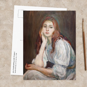 Cartão Postal Berthe Morisot - Julie Sonhando