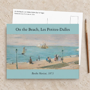 Cartão Postal Berthe Morisot - Na Praia, Les Petites-Dalles