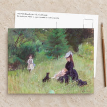 Berthe Morisot - Num Parque / Dans le parc