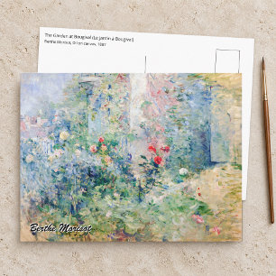 Cartão Postal Berthe Morisot - O Jardim em Bougival