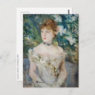 Cartão Postal Berthe Morisot - Rapariga pequena em um palhaço