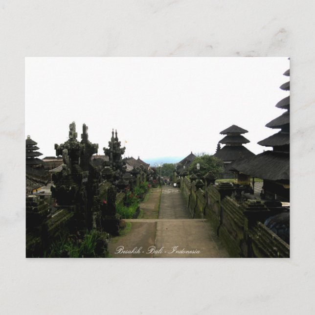 Cartão Postal Besakih - Bali - Cartão-postal Indonésia (Frente)