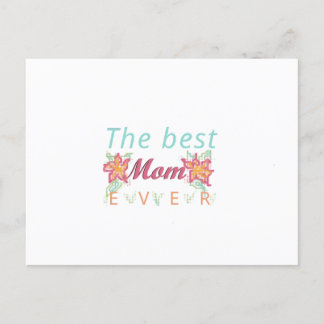 Cartão Postal best mom ever card