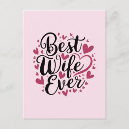 Cartão Postal Best wife ever