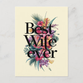 Cartão Postal Best wife ever