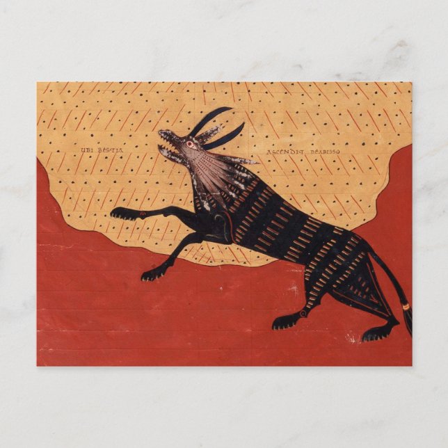 Cartão Postal Besta medieval (Frente)