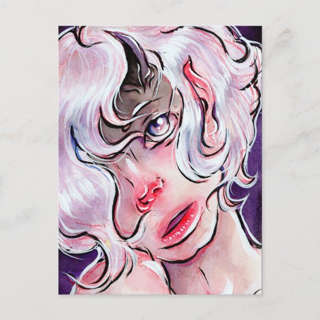 Cartão Postal Besta Pálida (Frente)