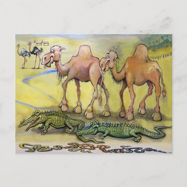 Cartão Postal Bestas do Deserto (Frente)