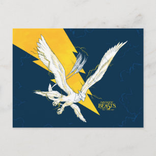 Cartão Postal Bestas Fantásticas Thunderbird