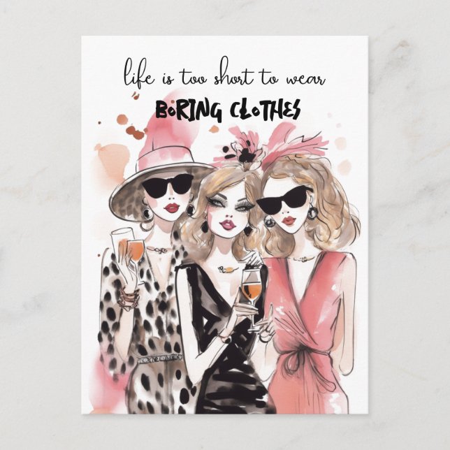 Cartão postal Besties (Frente)