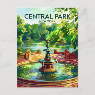 Cartão Postal Bethesda Terrace EUA