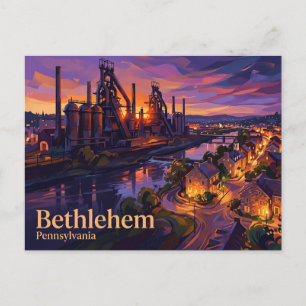 Cartão Postal Bethlehem Histórico EUA