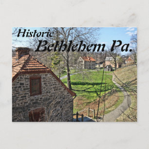Cartão Postal Bethlehem Histórico Postcard 21