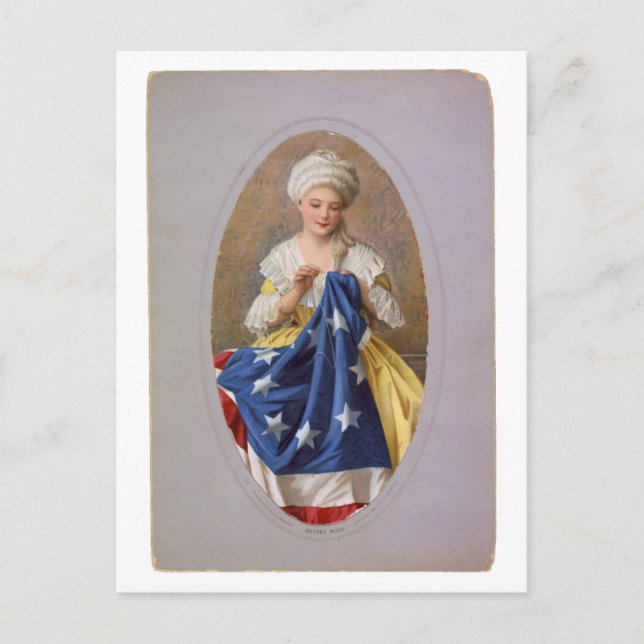 Cartão Postal Betsy Ross, 1908, G. Liebscher (Frente)