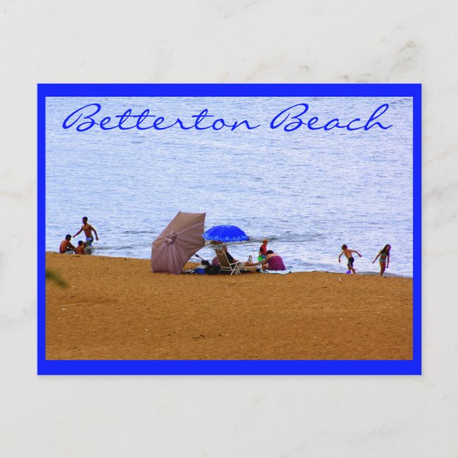 Cartão Postal Betterton Beach (Frente)