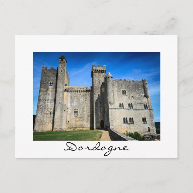 Cartão Postal Beynn Castle Dordogne — Cartão-postal branco (Frente)