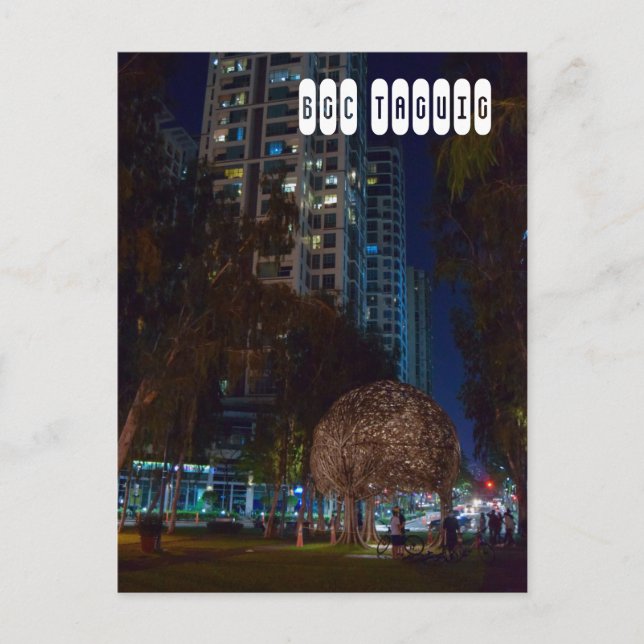 Cartão Postal BGC Taguig (Frente)
