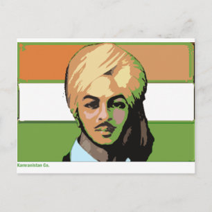 Cartão Postal Bhagat Singh: Um Herói Revolucionário