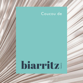 Cartão Postal Biarritz França férias modernas